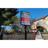 Panneau lumineux LED d'information pour communication visuelle - 1920x1920 mm - 6500 Nits_1