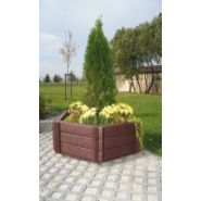 Vinca - Bacs à fleurs hexagonaux Hahn - Diamètre extérieur de 88 à 166 cm, hauteur ajustable_1