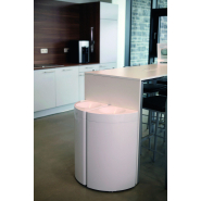 Collecteur modulaire demi-cercle anti-feu 36L inox_1