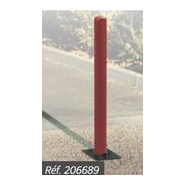 Potelet rabattable SOLIBLOC - Tube acier Ø76 mm - Verrouillage clé triangle 14 - 5 modèles au choix_1