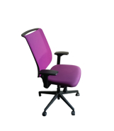 Fauteuil de Bureau Steelcase Reply Air Violet Mystique d'occasion - Mesh aéré et ergonomique_1