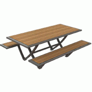 Table pique-nique GMELINA stratifié compact_1