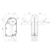 TGM5 - Motoréducteurs à courant continu TiMotion Technology Co - Couple maximal 18.3Nm après réduction - Protection IP66 - Certificat UL962_1