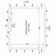 Chambre froide négative 2400X2100X2200 - 80mm Pro Line Combisteel_1