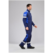 Combinaison multirisques ATEX Plus - Réf. 656*ATX - Multipoches, bandes rétroréfléchissantes ignifuges, normes EN ISO 11612 et EN 14404_1