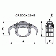 Credox 42 ST - Pince à grume universelle en acier suédois - Bakker Hydraulic Products BV_1
