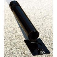 Mosolib1 - potelets de ville rabattables solibloc - slg signalisation - diamètre disponible : ø 76mm, ø 114mm_1