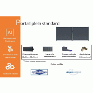 Portail battant standard plein - 3000 / 1480_1