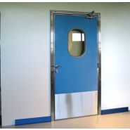 Porte de service semi-isotherme - Spenle - type SP100 avec huisserie inox 304L et mousse polyuréthane_1