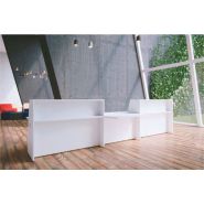 Bienvenue - Banque d'accueil modulable avec modules hauts et bas adaptés PMR_1