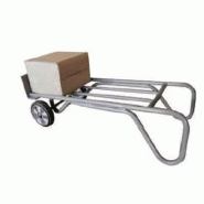 Diable acier transporteur premium 350 kg - HT350/TRA - robuste avec roues aluminium et châssis renforcé_1