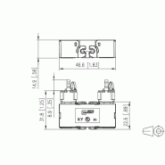 BTR Connecteur de câbles classe Ea C6a-360° 10GB_1