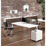Bureau Manager Blade - Alea - 120, Blanc_1