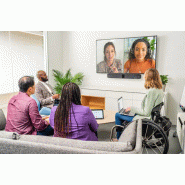 Kit barre de visioconférence tout-en-un Poly Studio X70 avec contrôleur TC10 sans radio ni cordon d_1