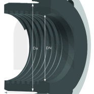 Bride tournante en PU, à visser - Combiflex_1