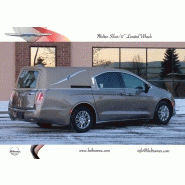 Chrysler Pacifica MK adaptée au transport d’un cercueil grandeur nature