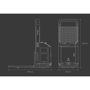 Robot mobile autonome - HUSKY TRANSPAL - Déplacement de palettes jusqu’à 1000kg - Made in France_1