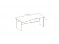 Bureau individuel ADAMS avec forme vague - Kesiolt_1