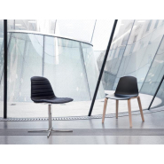 Chaise polyvalente: bureau, salle d'attente - EPOCA - Ref : 4EPFN02_1