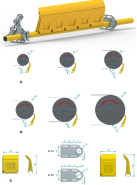 Racleur Frontal pour Bande Transporteuses Polyuréthane_1