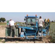 Récolteuse de poireaux P250 - Carpi Meccanica S.N.C - mono-rang demi-porté, courroies souples, soc oscillant hydraulique_1