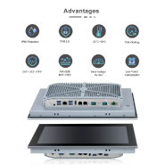 Panel PC industriel fanless 13.3