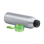 Gourde de sport en aluminium - 650 ml - Avec couvercle coloré et dragonne en silicone_1