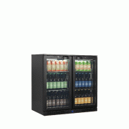 Arrière bar réfrigéré 2 portes BA26H noir TEFCOLD_1