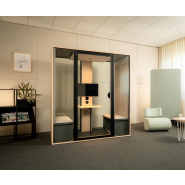 Cabine acoustique pour un échange productif  en toute discrétion entre deux personnes - Essentielle M_1