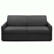 Canapé convertible Paradiso Express 120cm - Matelas 14cm - Gris anthracite - Fabrication italienne_1