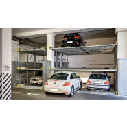 Parking mécanique à stationnement indépendant sur trois niveaux - Hauteur de véhicule jusqu'à 175 cm - Largeur de place jusqu'à 500 cm - Parklift 413_1