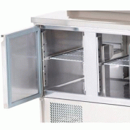 Saladette réfrigérée à capot et 5 bacs GN 1/6 - 3 portes | L2g - PS300_1