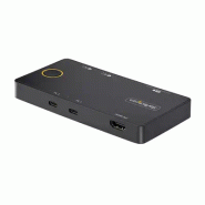 StarTech.Com C2-H46-UC2-PD-KVM commutateur écran, clavier et souris Noir_1