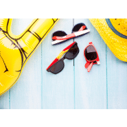 Lunettes de soleil pliables en plastique - Protection UV 400 - Multi-couleurs_1