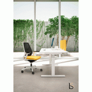 Bureau rectangulaire électrique réglable en hauteur - Quadrifoglio - Non, Non, 100_2