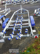 Porte-bateau multi-rouleaux GALAXY -GD18 / G2702 - PTAC 3500 Kg - 2 essieux - Reference SW1005M12_1