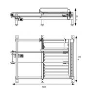 Renvoi d’angle - machines pour palettes - Platon - 790 kg - ligne de conditionnement à 90°_1