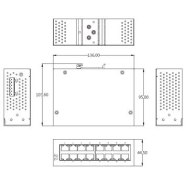 Switch ethernet industriel IoT-BOX-SW16G - 16 ports 10/100/1000Mbps, non managé, -40°C ~ 75°C, IP30, rail DIN_1