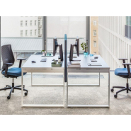 Bureau bench opératif individuel et double OGI Q - Design contemporain pour open-space_1