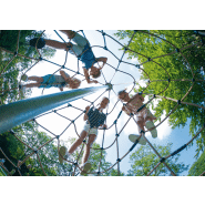 Filet tridimensionnel - Metric 3 JPVRM3 - Structure en métal avec cordes anti-vandalisme et haute résistance_1