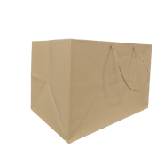 Maxi sac kraft à poignées torsadées 48 x 32 x 32 cm par 10_1
