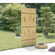 Panneau décoratif en bambou à planter - Hokkaïdo - 90x180 cm - touche zen pour jardin_1