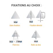 Signalisation temporaire - Gamme Tempo - Panneau de chantier en PVC 6mm Haute Densité - Certifié NF_1
