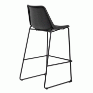 Tabouret haut Rodeo noir | Bolero - FB883_1