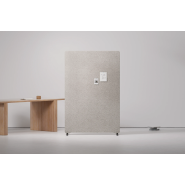 Cloison mobile avec surface écrivable pour bureaux collaboratifs_1