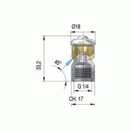 Kit Hydrocureur KITHYDRO/20 - Bar'One - Capacité 50 mètres - Haute-Pression - Spécial Canalisation_1