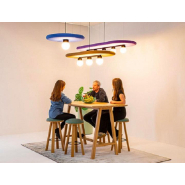 Luminaire suspendu acoustique professionnel - ref : buzzisurf_1