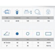New 300 dv - tronçonneuse fraise scie manuelle - macc france - diamètre 80mm_1