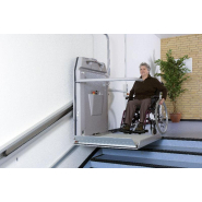 Plate-forme monte-escalier pour escalier droit - 200 kg ou 225/300 kg - télécommandée - conformité CE - HandiLift 7_1