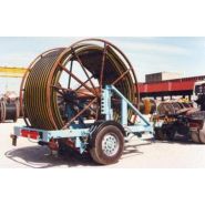 S 5000 A - Remorque Porte-Touret SIPREL - Charge utile 5070 Kg - Polyvalente pour câbles et tubes de grand diamètre_1